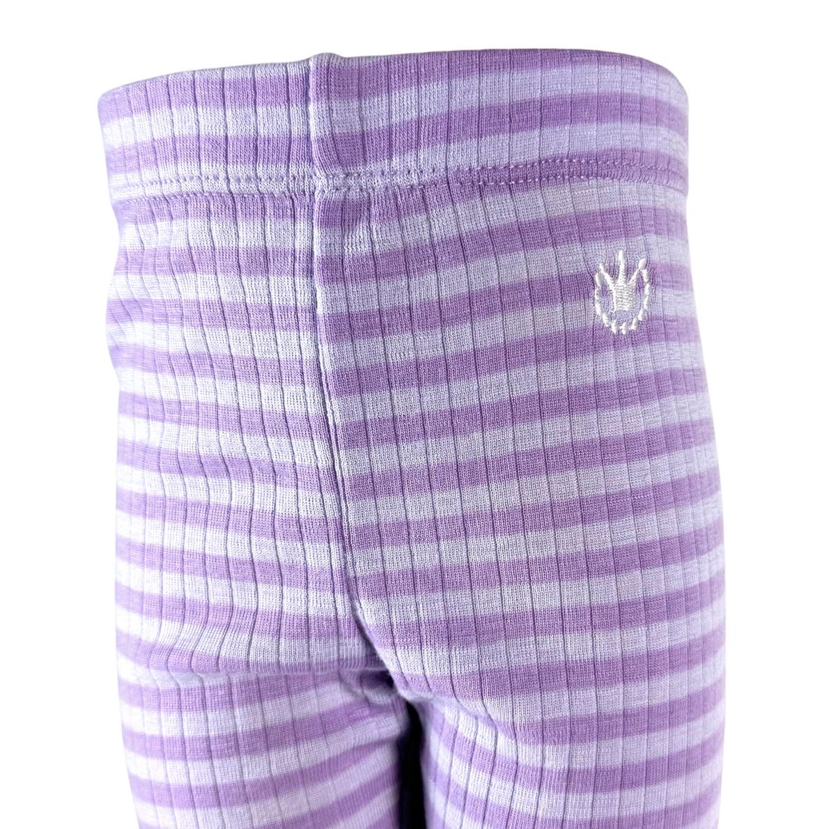 Ribb bukse | Fiolett stripe