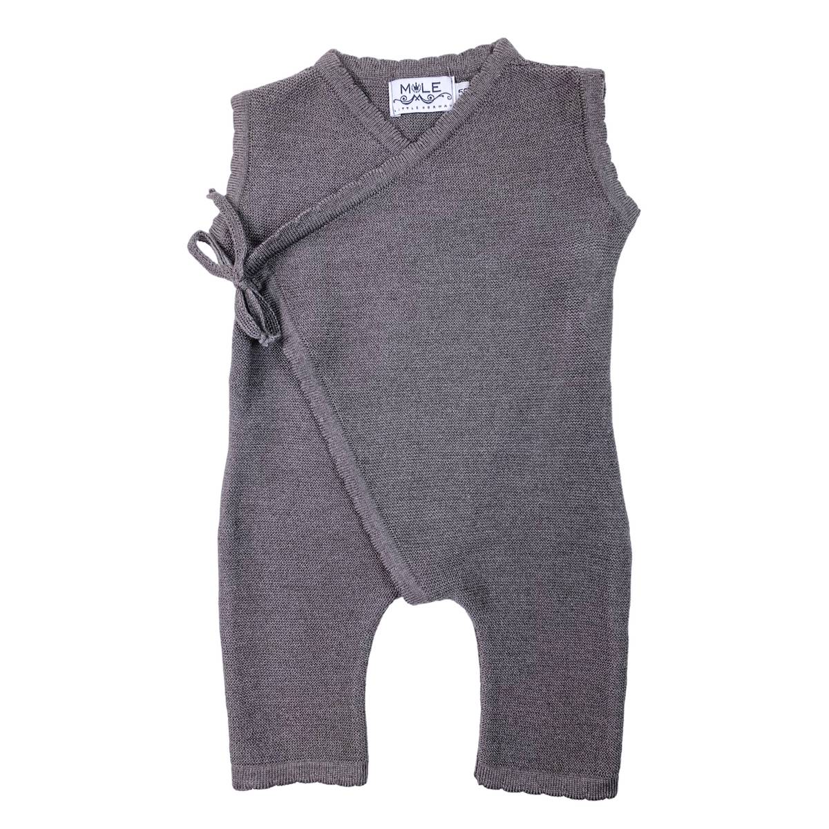 Newborn sparkebukse | Mørk brun