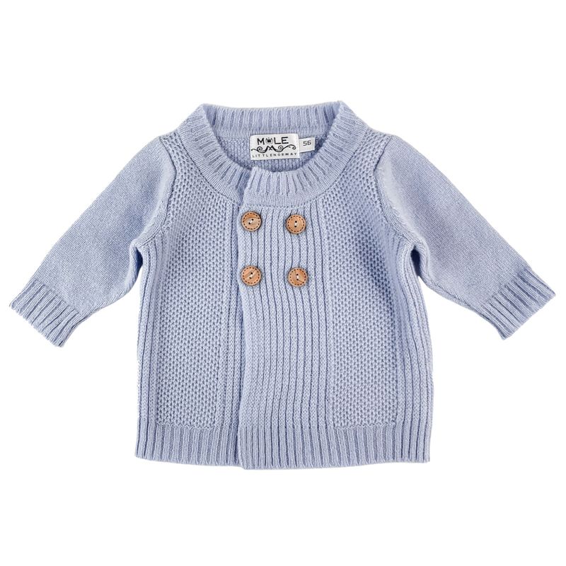Kashmir babyjakke | Lyseblå