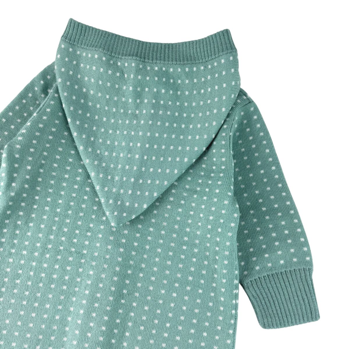 Ulla heldress med hette | Mosegrønn