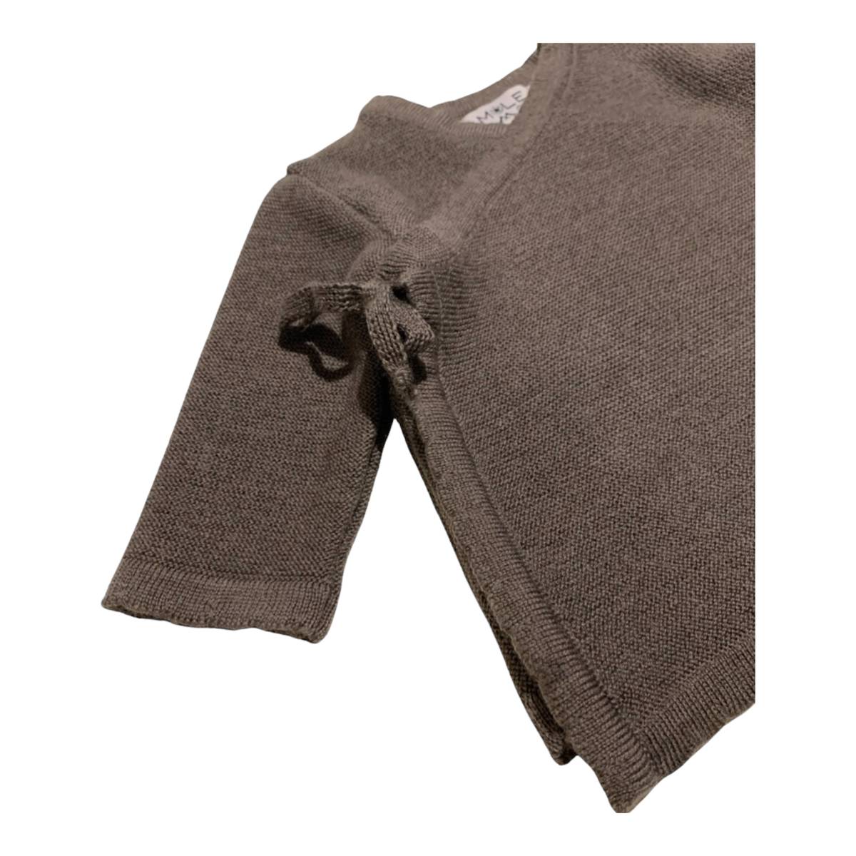 Newborn cardigan | Mørk brun